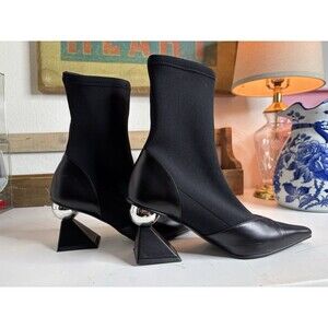 Yuul Yie Women's Stretch Sock Bootie Size 37.5